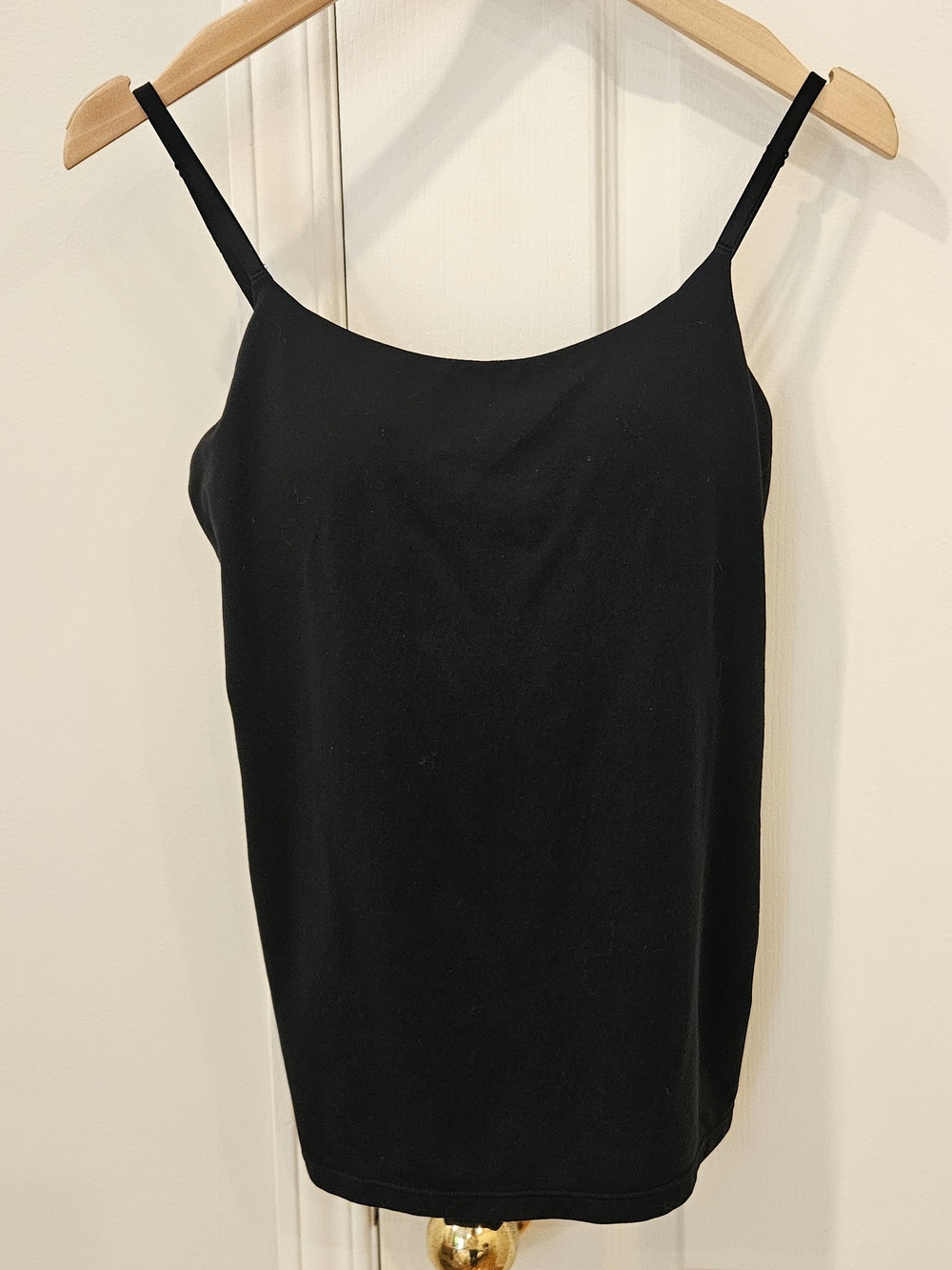 Uniqlo Black Bra Top Spaghetti-Strap Airism Camisole Size S